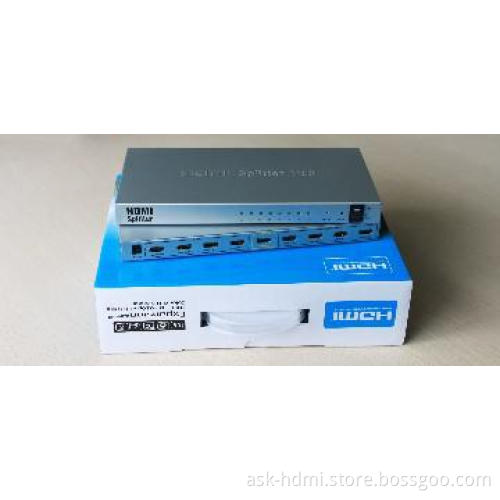 hdmi amplifier splitter 1 by 8 1.4V
